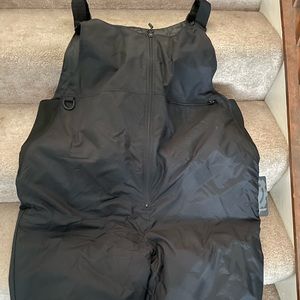 New Mens 3xl black ski bib